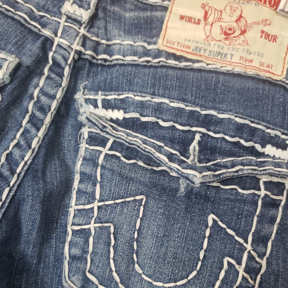 True Religion Joey T low rise jeans •y2k - Picture 3 of 10